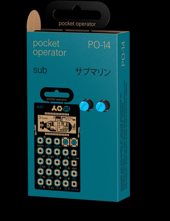 Actual product image Teenage Engineering Pocket Operator PO-14 Sub