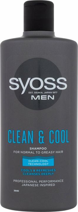 Image du produit Syoss Men Clean & Cool (440 ml, Shampoing liquide)