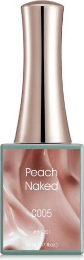 Actual product image Nagellack24 Gellacquer Peach Naked C005 UV/LED (Peach Naked, UV gel varnish)