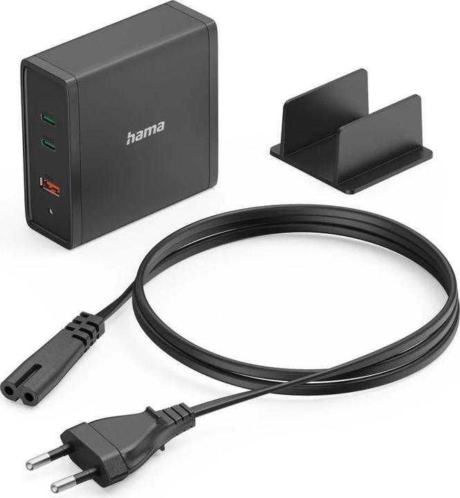 Actual product image Hama Universal USB-C charging station, GaN, 3 ports, Power Delivery (PD), 5-28V/140W (140 W)