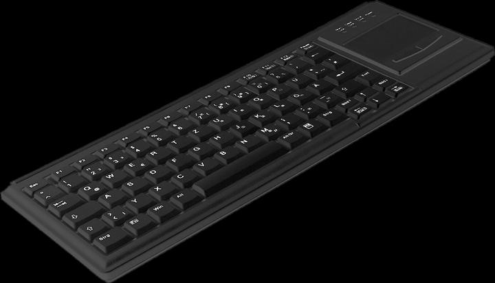 Actual product image Active Key AK-4400, Touchpad, black, USB - US-English (US, Cable)