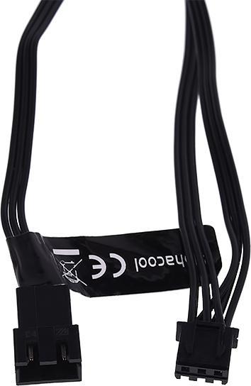 Actual product image Alphacool GPX SLI Connector Dual - Plexi - Addressable RGB - 3 PCI-E Space