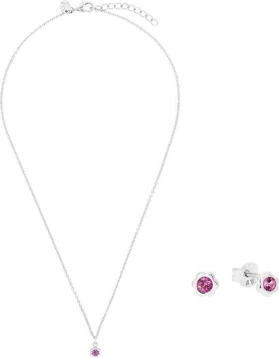 Actual product image Prinzessin Lillifee Multisets für Mädchen, 925 Sterling Silber, Zirkonia synth. | Geburtsstein (Silver 925)