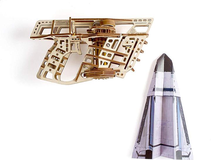 Produktbild Ugears Flugzeugstarter mechanische Modell Bausatz