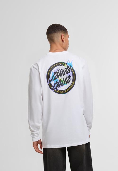 Actual product image Santa Cruz Holo Flamed Dot Longsleeve - 125529 (XL)