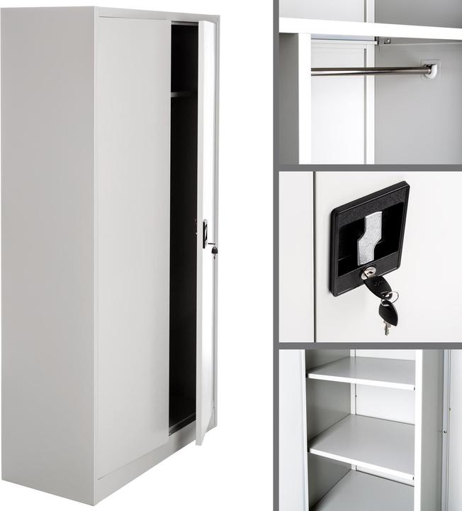 Produktbild tectake Schrank (80 x 40 x 180 cm)