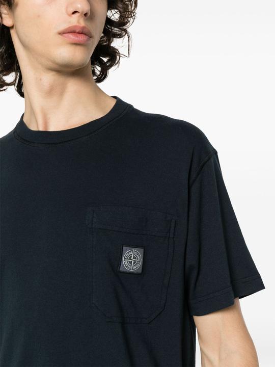 Actual product image Stone Island T-shirts And Polos Blue (M)