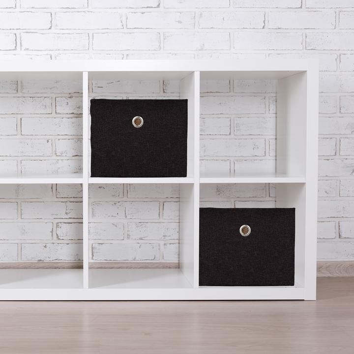 Actual product image Relaxdays 2x storage box (20.5 x 25 x 16 cm, 8 l)