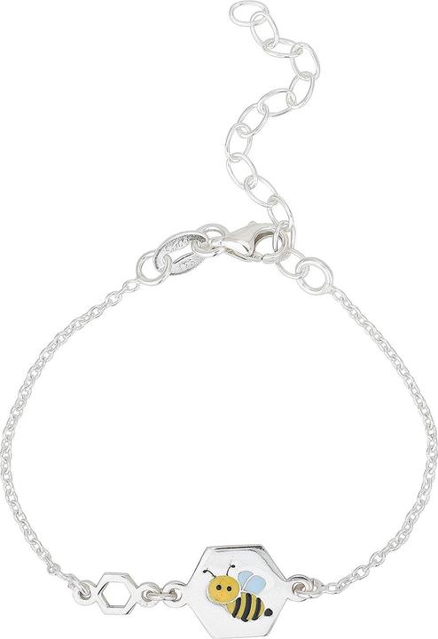 Leyda Armband Biene (16 cm, Emaille, Silber 925)