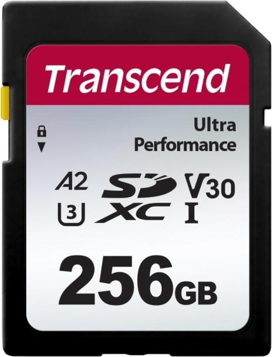 Produktbild Transcend SD Card SDXC SDC340S 160/90 MB/s (256 GB, SDXC, U3, UHS-I)