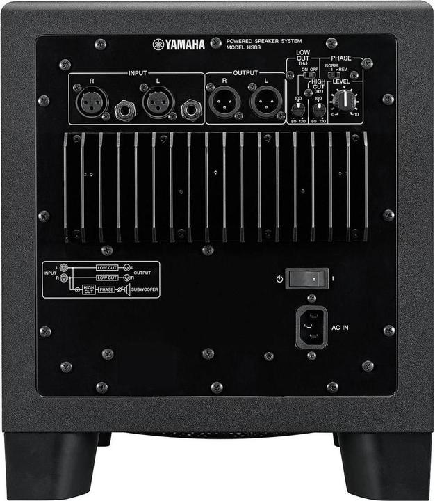 Produktbild Yamaha Hs8s (Subwoofer aktiv, 1 Stk., 1x 150 W)