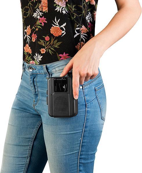 Produktbild Auvisio Mobiler Kassettenspieler, Bluetooth-Transmitter + In-EAR-Headset