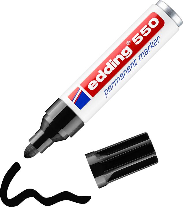 Produktbild Edding 550 (Schwarz, 4 mm, 1 x)