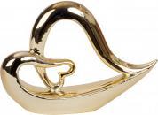 Produktbild IKO Herz-Skulptur gold h=16cm b=22,5cm