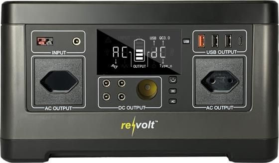 Produktbild Revolt Powerstation & Solar-Konverter mit 110-W-Solarpanel, 140Ah/520Wh, 500W