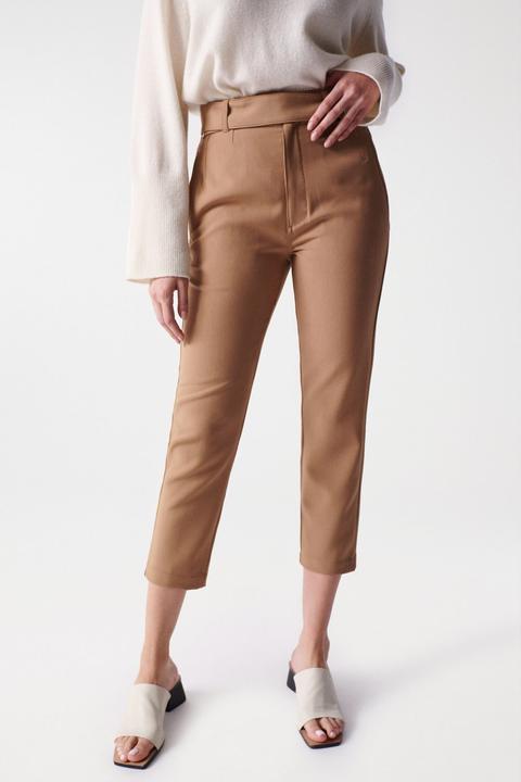 Image du produit Salsa Jeans Pantalon chino Cropped Slim High Waist (28)
