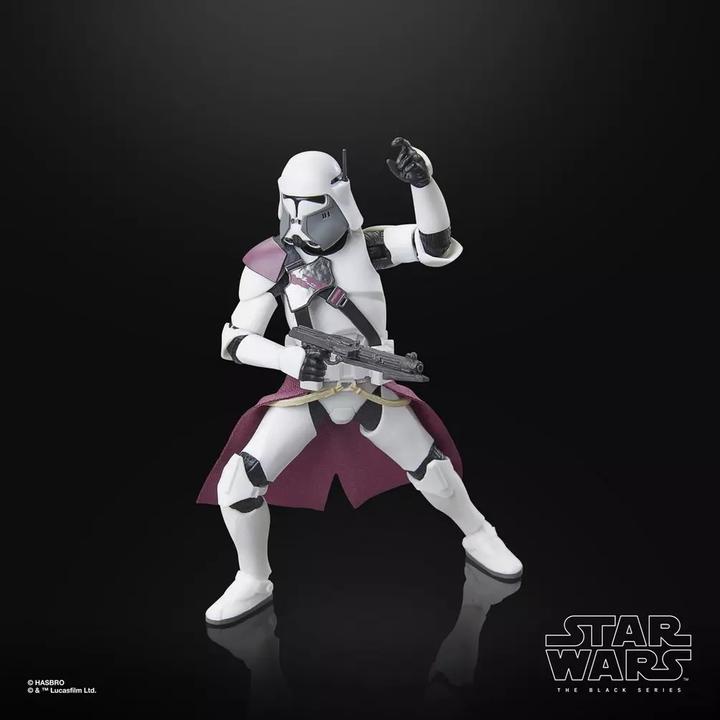 Actual product image Hasbro Star Wars Episode III Black Series Clone Commander Bacara