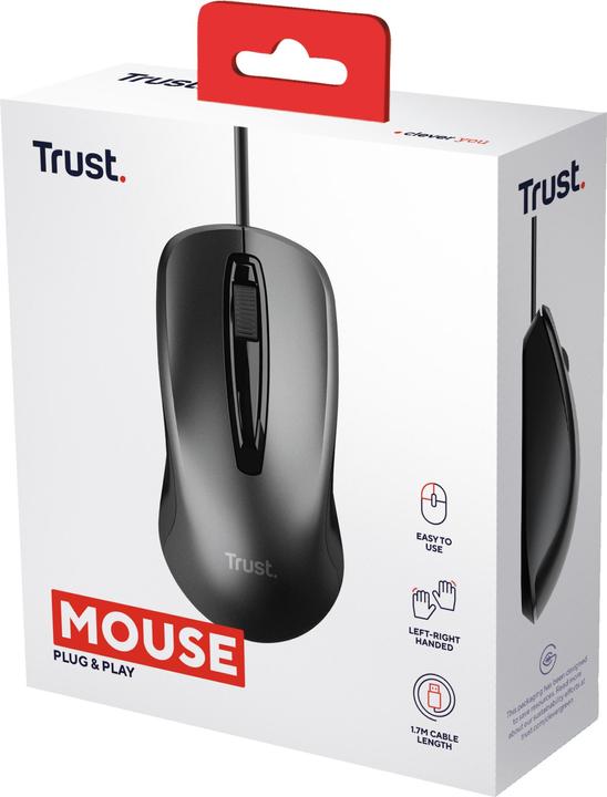 Produktbild Trust 24657 mouse Ambidextrous USB Type-A Optical 1200 DPI (Kabelgebunden)