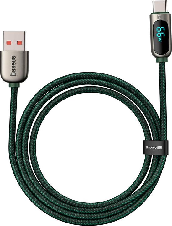 Immagine prodotto Baseus Cavo display da USB a Tipo-C, 66W, 2 m (verde) (2 m)