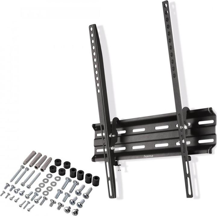 Actual product image Hama TV wall bracket, inclinable, 165 cm (65") up to 35 kg, wall distance 2.8 cm (Wall, 65", 35 kg)