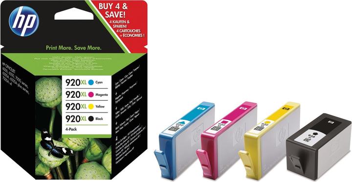 Produktbild HP 920XL Multipack (M, C, Y, BK)