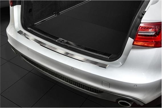 Actual product image ProPlus Stainless steel bumper protection for Audi A6 Avant (estate) from 2011 to 2018 (Rear)