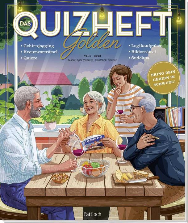 Produktbild Das Quizheft - Golden (Deutsch)