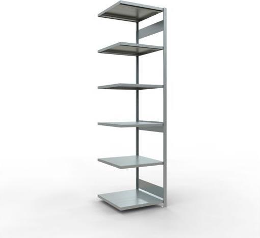 Stecksystem Anbauregal MULTIplus250 mit Längenriegel