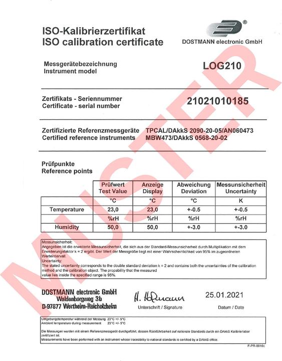 Produktbild TFA Thermo-Hygro-Datenlogger LOG210