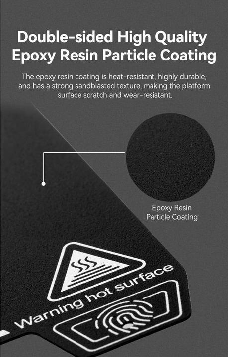 Actual product image Creality Print platform Epoxy resin print plate 310 x 315 mm