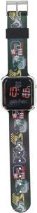 Actual product image Accutime LED kids clock Harry Potter (black), digital clock with LED display for time and date,... (Digital watch, 38 mm)