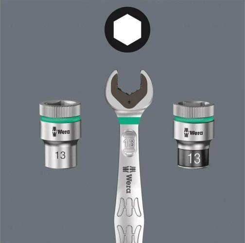 Produktbild Wera 8100 SA 6 Zyklop Speed-Knarrensatz (13 mm, 11 mm, 12 mm, 10  mm)