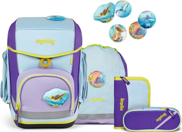 Actual product image Ergobag Cubo diving bear school bag set (19 l)