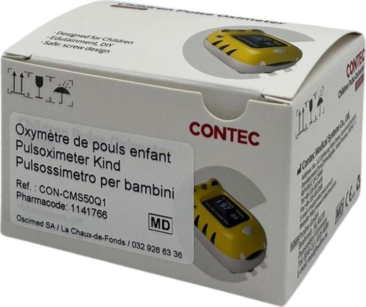 Immagine prodotto Contec Pulsoximeter für Kinder ab 10 kg mit Batterie geliefert