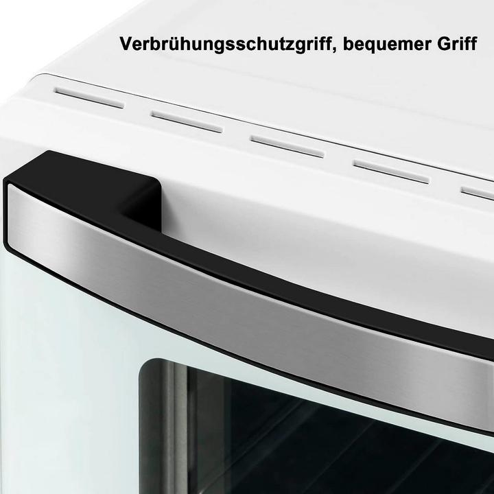 Actual product image Woltu Mini Backofen 20 Liter Weiss