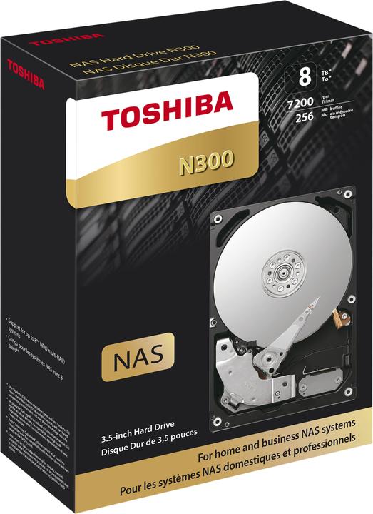 Actual product image Toshiba N300 Retail (8 TB, 3.5")