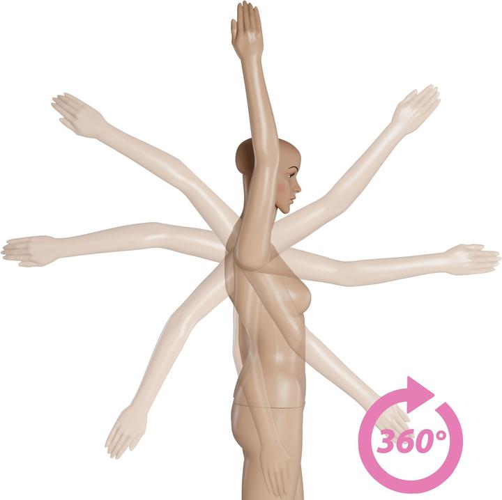 Produktbild tectake Mannequin (42 x 30 x 172 cm)