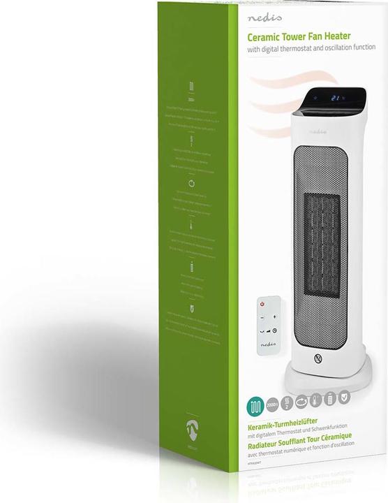 Actual product image Nedis Ceramic PTC fan heater (2000 W)