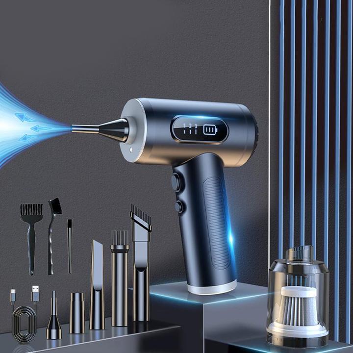 Produktbild Werkstein Elektrische Luftpumpe 6000mAh, USB, Handstaubsauger, Multifunktionsgebläse (Akkubetrieb)