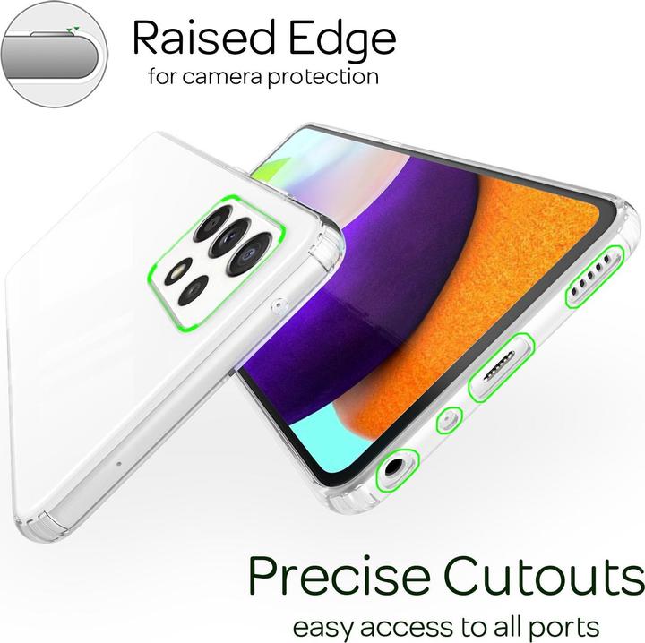Actual product image Nalia Clear mobile phone case (Samsung Galaxy A52, Samsung Galaxy A52 5G)