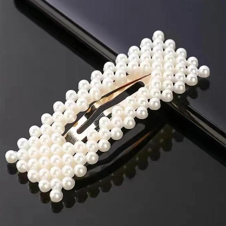 Actual product image JTI Hair clips with pearls - Set - 5 pcs