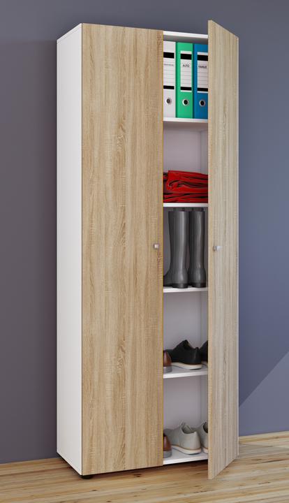 Produktbild VCM Holz Mehrzweckschrank Vandol mit Drehtüren (70 x 40 cm)