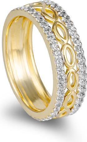 Breuning RING - BRILL. 0,54 Ct. H/si (54, 750/18 K Gold)