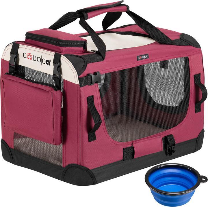 Cadoca Trasportino per Animali S/M/L/XL/XXL (Chien, Verrouillable, Respirant)