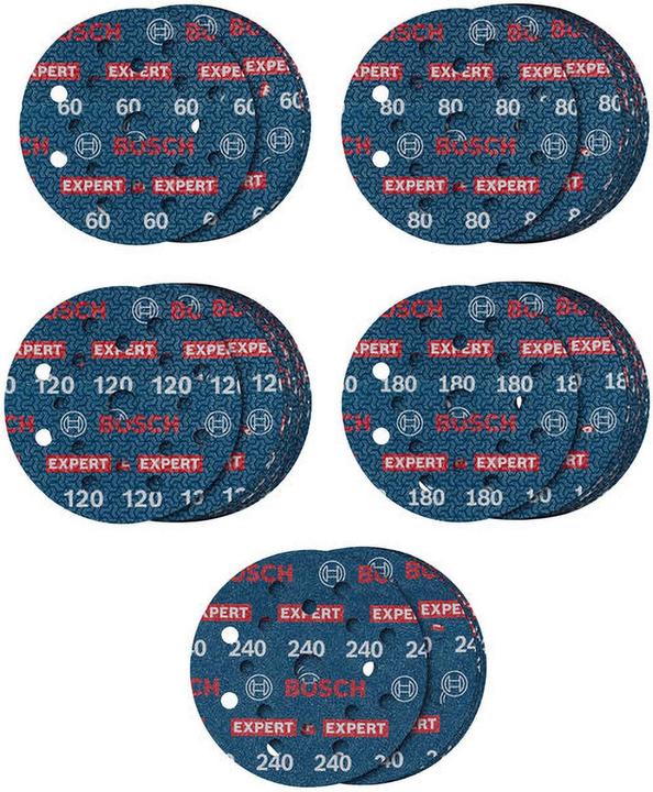 Immagine prodotto Bosch Professional Schleiffolie Expert O780 (60, 80, 120, 240)
