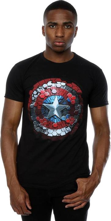 Immagine prodotto Captain America Civil War Hex Shield Maglietta Uomo (L)