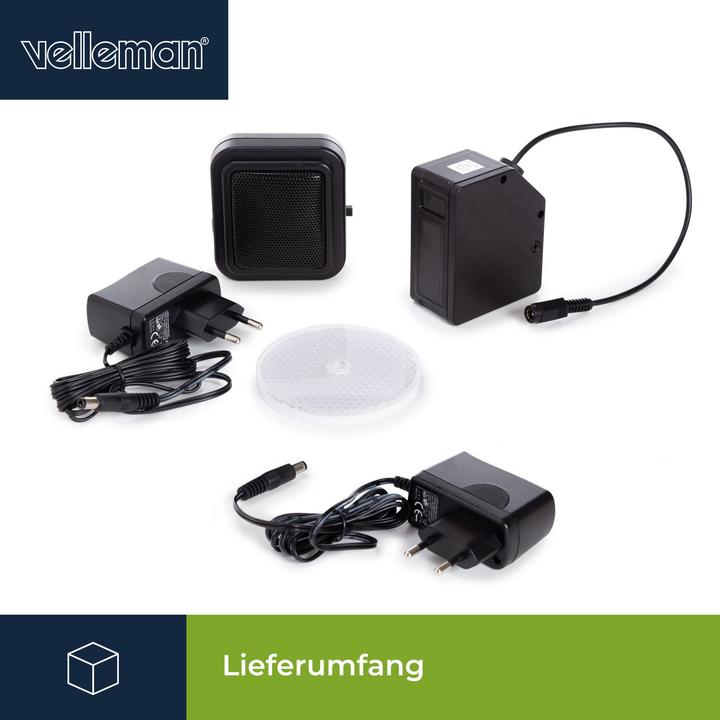 Image du produit Velleman Système de sécurité infrarouge miniature sans fil - 7 m (7 m)