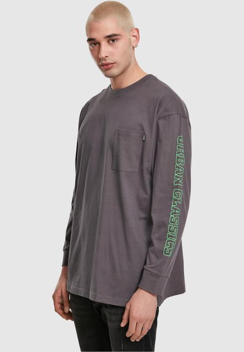 Immagine prodotto Urban Classics Neon Logo Boxy Pocket LS (S)