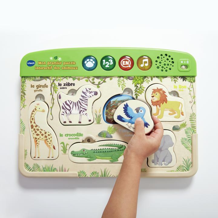 Image du produit VTech Premier Puzzle Interactif Animaux (Français)
