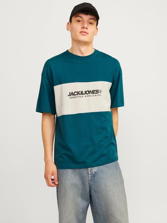 Actual product image Jack & Jones Jjelegacy Blocking Tee Ss O-Neck Noos (XS)